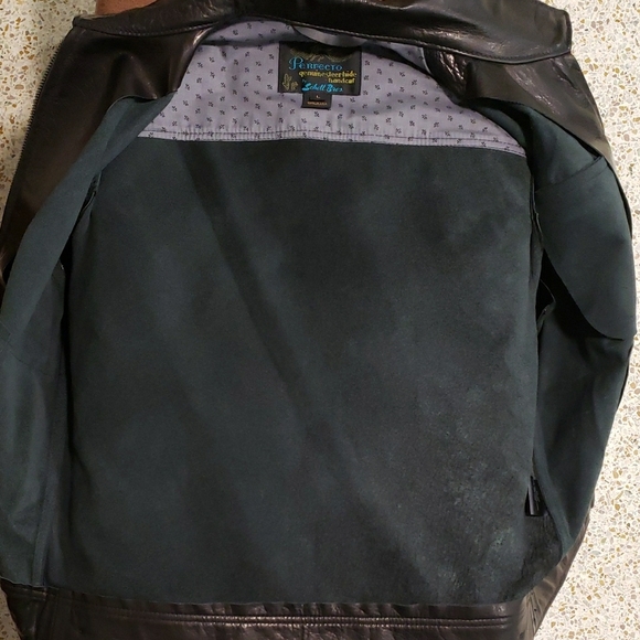 Schott NYC Perfecto Men's Leather Delivery Jacket, New With Original Tags. - Picture 9 of 11